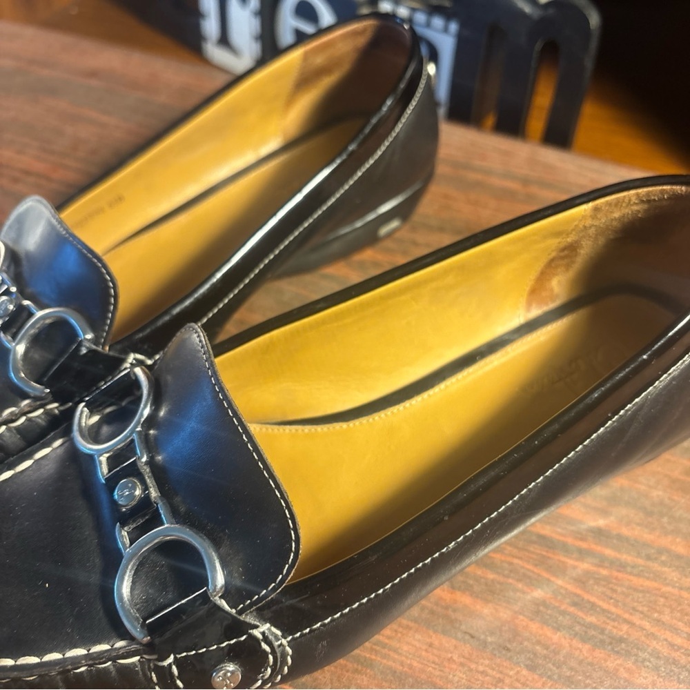 Cole Haan Black Leather Loafers - Picture 4 of 10